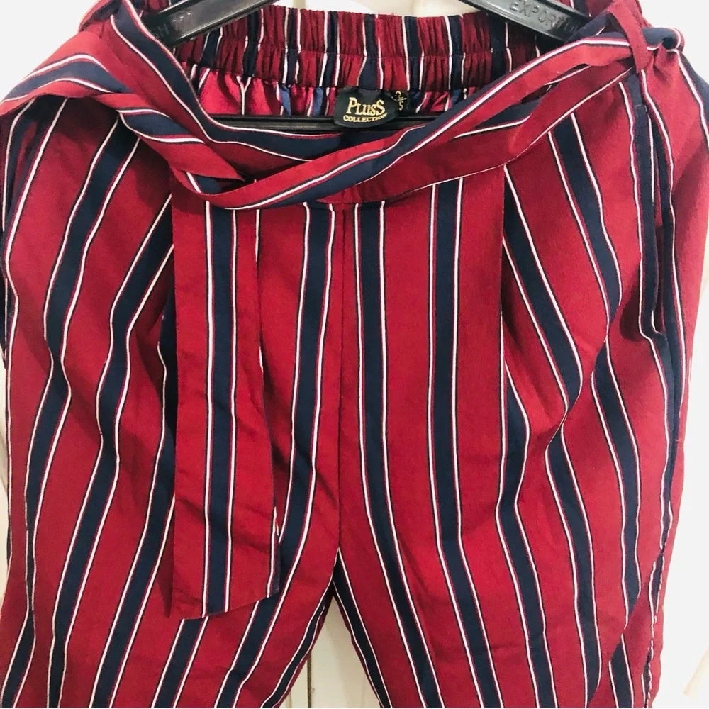 Maroon flared palazzo pants - Picture 10 of 10